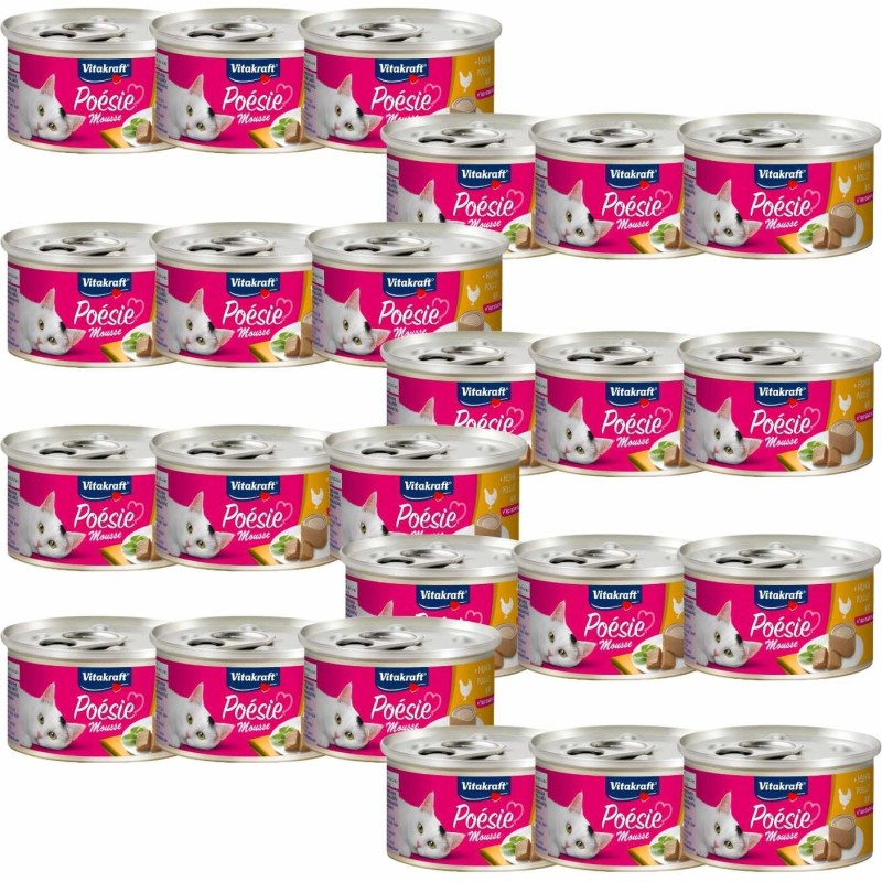 Vitakraft Poésie Mousse Pollo Gatos 85g | Packs 1 a 24 uds