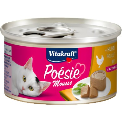 Vitakraft Poésie Mousse Pollo Gatos 85g | Packs 1 a 24 uds