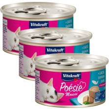 Vitakraft Poésie Mousse Salmón Gatos 85g | Packs 1 a 24 uds