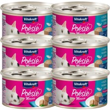 Vitakraft Poésie Mousse Salmón Gatos 85g | Packs 1 a 24 uds