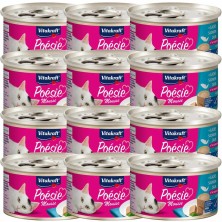 Vitakraft Poésie Mousse Salmón Gatos 85g | Packs 1 a 24 uds
