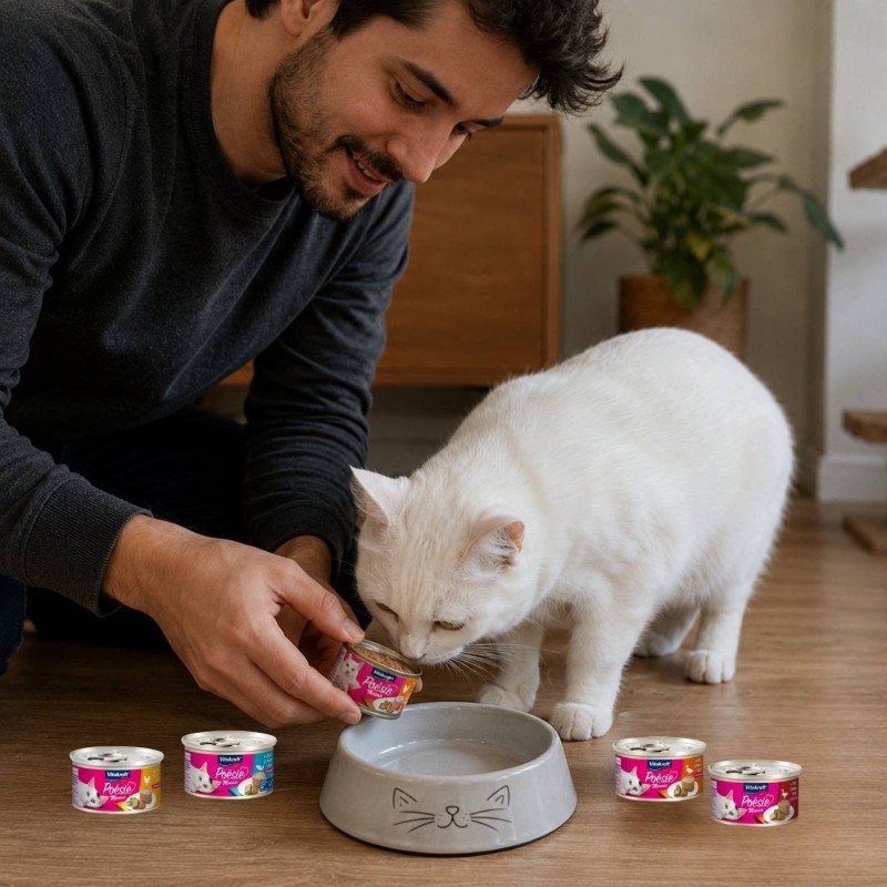 Vitakraft Poésie Mousse Salmón Gatos 85g | Packs 1 a 24 uds