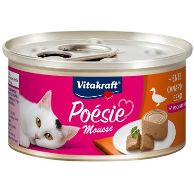 Vitakraft Poésie Mousse Pato Gatos 85g | Packs 1 a 24 uds