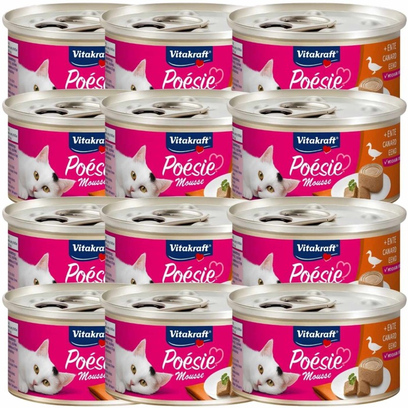 Vitakraft Poésie Mousse Pato Gatos 85g | Packs 1 a 24 uds