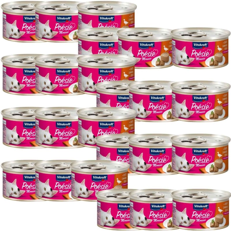 Vitakraft Poésie Mousse Pato Gatos 85g | Packs 1 a 24 uds