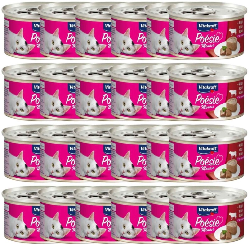 Vitakraft Poésie Mousse Ternera Gatos 85g | Packs 1 a 24 uds