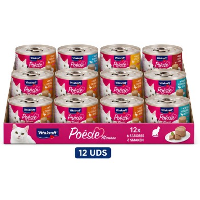 Vitakraft Poésie Mousse Pack 12 uds Mix Sabores Gatos | Sevilla