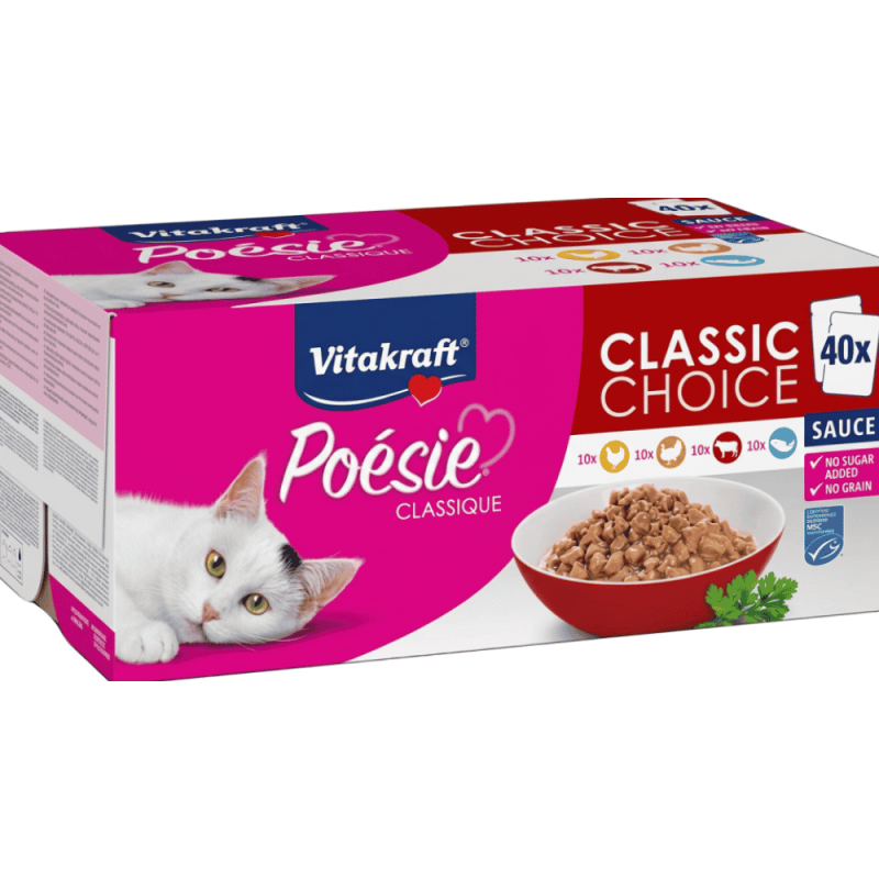 Vitakraft Poésie Classique Sauce Caja 40x85g Megapack | Sevilla