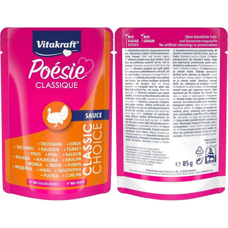 Vitakraft Poésie Classique Sauce Caja 40x85g Megapack | Sevilla