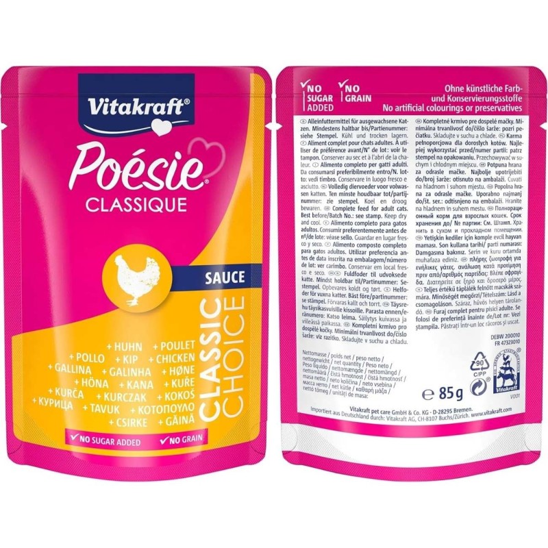 Vitakraft Poésie Classique Sauce Caja 40x85g Megapack | Sevilla
