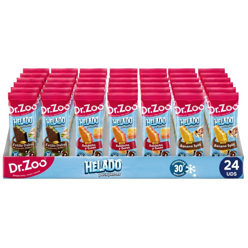Packs Helado Perros Dr. Zoo 50g | 3, 6, 12, 24 Uds | Sabores | Sevilla