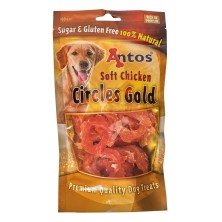 Antos Circles Gold 100 g | Snack de Pollo sin Cereales para Perros en Sevilla y España