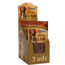 Antos Duck Gold Snacks de Pato para Perros | 100g y Packs de 1 a 24 uds