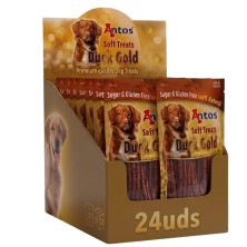 Antos Duck Gold Snacks de Pato para Perros | 100g y Packs de 1 a 24 uds