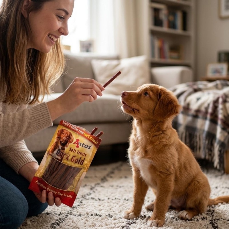 Snacks de Pato para Perros Antos Duck Gold 100g | Supienso