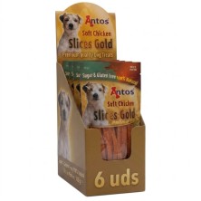 Antos Slices Gold Snacks en Tiras para Perros | 100g, 400g y Packs Ahorro
