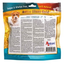 Antos Slices Gold Snacks en Tiras para Perros | 100g, 400g y Packs Ahorro