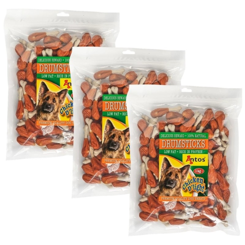 Duck D'light Drumsticks Snacks de Pato para Perros | 100g y 1kg