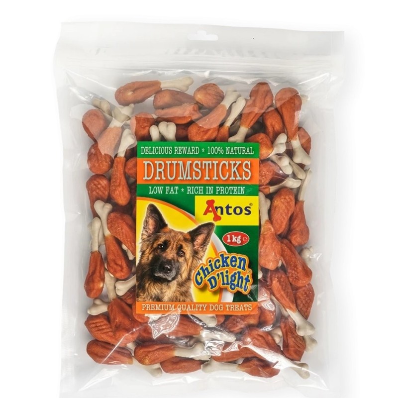 Duck D'light Drumsticks Snacks de Pato para Perros | 100g y 1kg