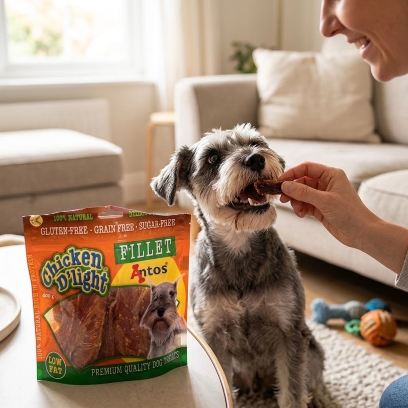 Chicken D'light Fillet Snacks de Pollo para Perros | 100g, 400g y Packs Ahorro