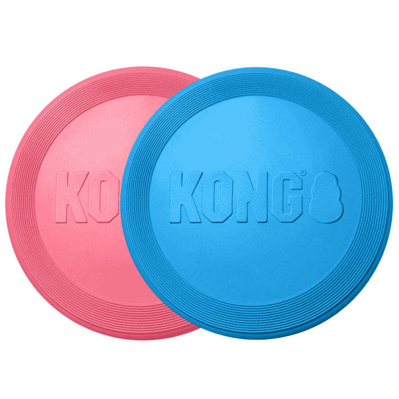 KONG Puppy Flyer | Disco Volador de Goma para Cachorros | Supienso