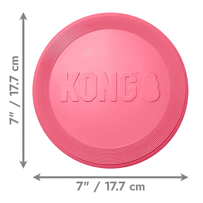 KONG Puppy Flyer | Disco Volador de Goma para Cachorros | Supienso
