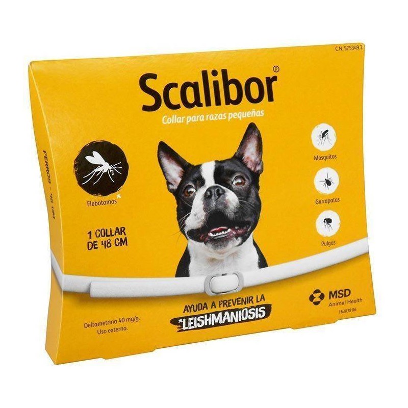 Collar Scalibor Antiparasitario para Perros | 48 cm y 65 cm