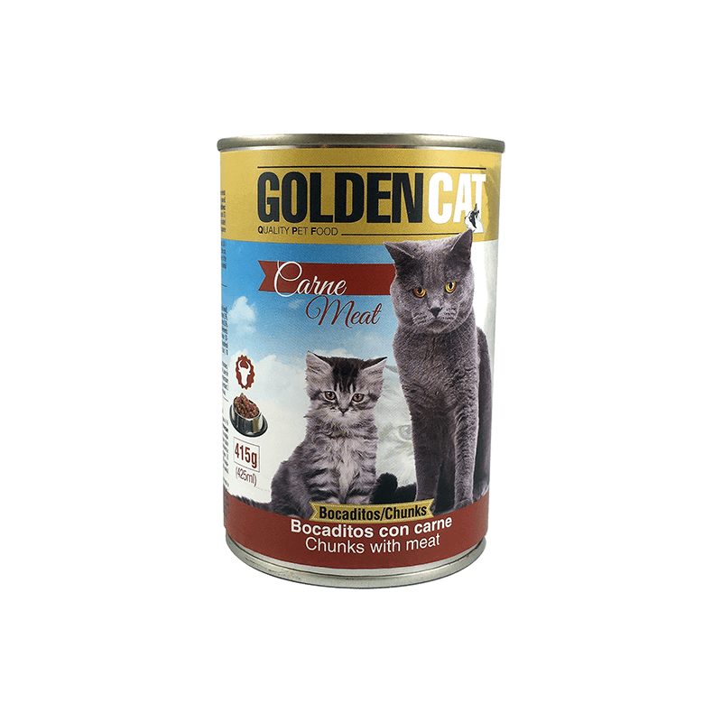 Golden Cat Lata Carne