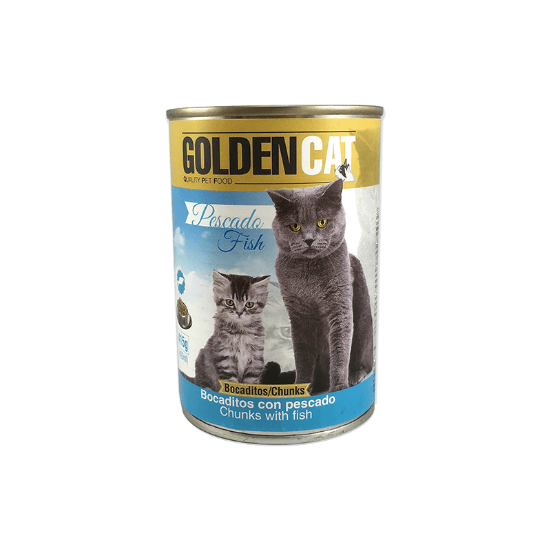 Golden Cat Lata Pescado 415 gr.