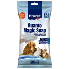 Guante Higiénico con Jabón Vitakraft: Limpieza en Seco para Perros y Gatos 🧼