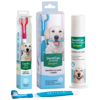 Stangest Kit Dental | Cepillo y Pasta para Perros y Gatos ✨