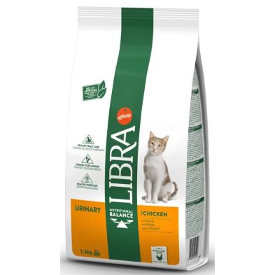Libra Cat Urinary - Pienso Completo para Gatos con Problemas Urinarios