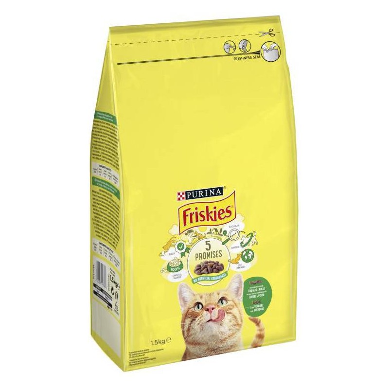 Purina Friskies Adult con conejo, pollo y verduras