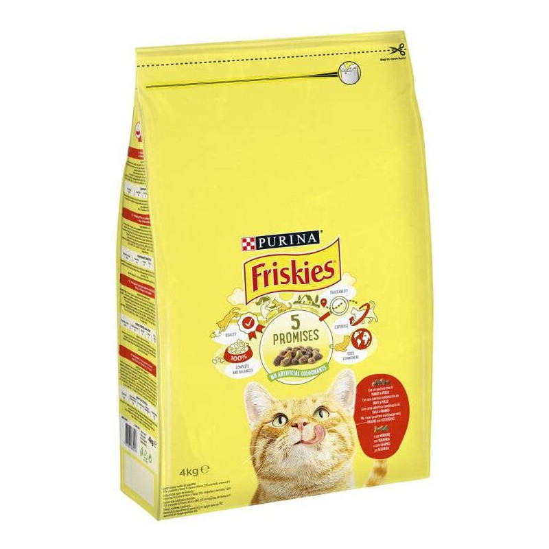 Purina Friskies adulto con buey, pollo y verduras