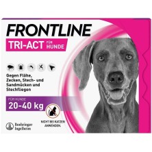 FRONTLINE TRI-ACT  20-40 Kg (1, 3 o 6 pipetas)