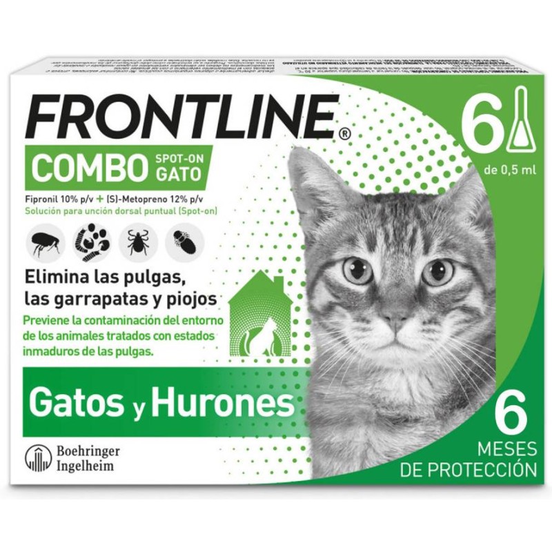 FRONTLINE COMBO GATOS (1, 3 o 6 pipetas)