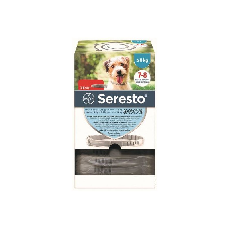 Collar Seresto: Protección 8 Meses contra Pulgas y Garrapatas 🐶🐱