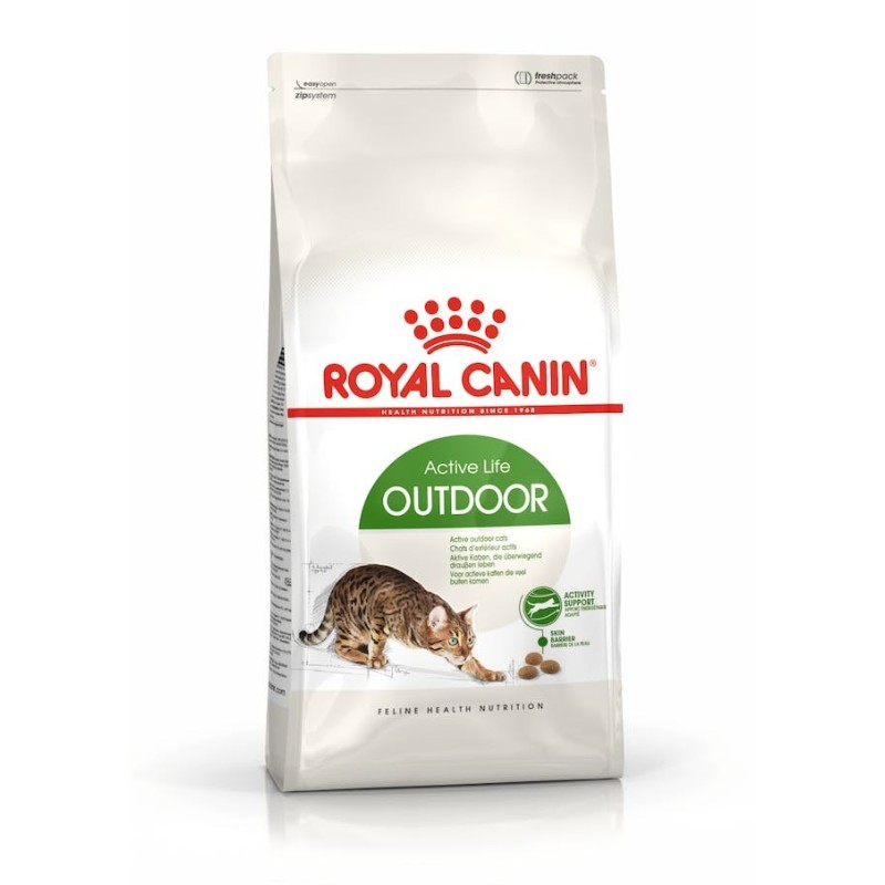 Royal Canin Outdoor 30 – Pienso para Gatos Adultos Activos y de Exterior
