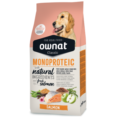 Ownat Classic Monoproteico Salmón – Pienso Completo para Perros 4kg y 12kg | supienso.com