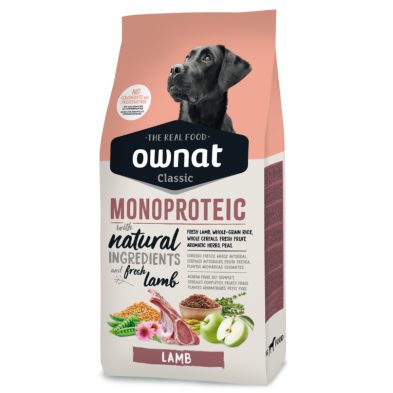 Ownat Classic Monoproteico Cordero – Pienso Completo para Perros 4kg y 12kg | supienso.com