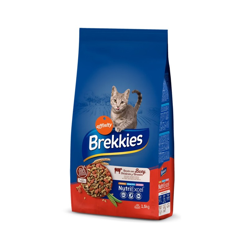 Brekkies Cat Rec. Con  Buey