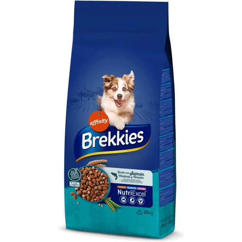 Pienso Brekkies Excel Perro Salmón | Piel y Pelaje