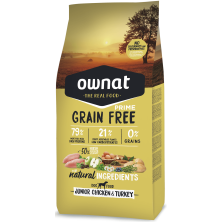 Ownat Grain Free Prime Junior Pollo y Pavo | Pienso Cachorros Sin Cereales