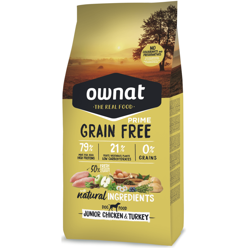Ownat Grain Free Junior Chicken & Turkey | Supienso.com