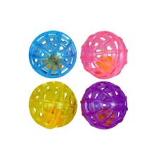 Pelotas con Cascabel para Gato (4 Uds) - Juguete Estimulante y Divertido | Fomenta el Juego Activo