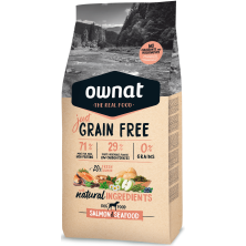 Ownat Grain Free Just Adult Salmon & Seafood | Pienso Perros Sin Cereales