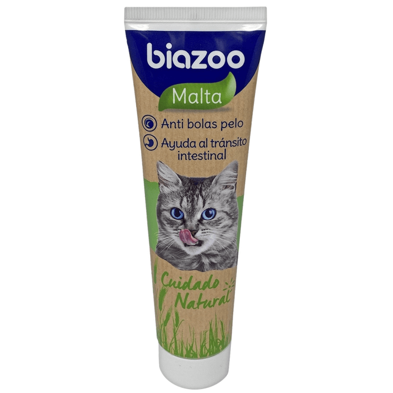 Malta para Gatos Biozoo 100 gr – Elimina Bolas de Pelo y Cuida su Digestión