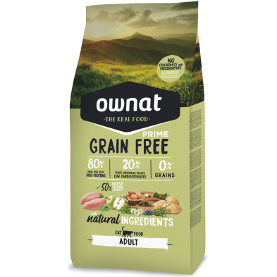 Ownat Grain Free Prime Adult | Pienso Gatos Adultos Sin Cereales