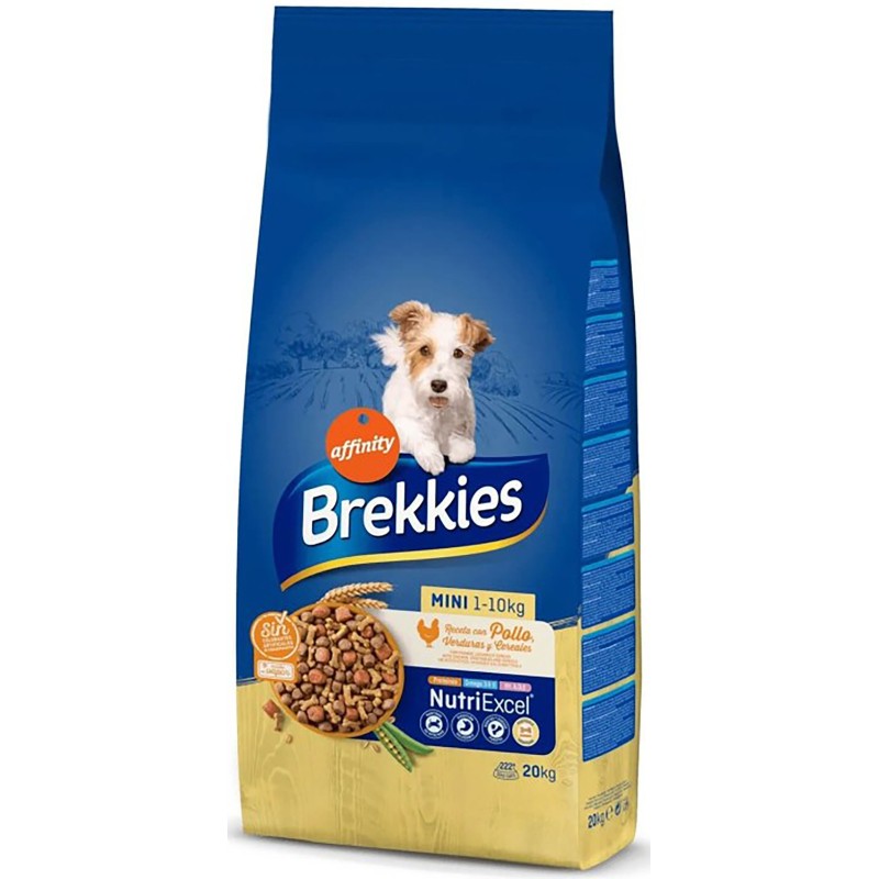Pienso Brekkies Excel Perro Mini | Pollo y Croqueta Pequeña