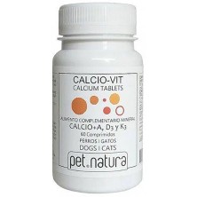 Calcio VIT AD3D y K3 60 Comprimidos para Perros y Gatos